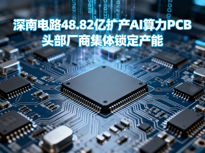 深南电路48.82亿扩产AI算力PCB：头部厂商集体锁定产能的产业信号