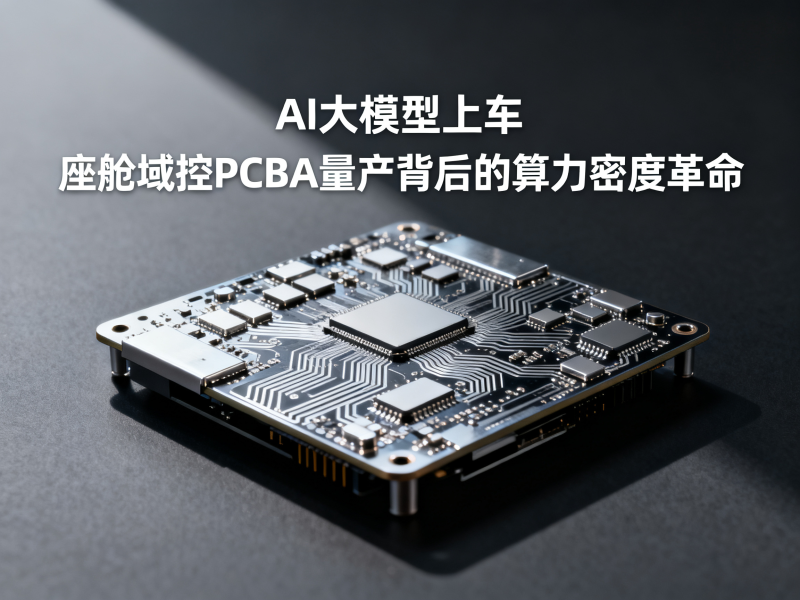 AI大模型上车：某AI汽车品牌座舱域控PCBA量产背后的算力密度革命