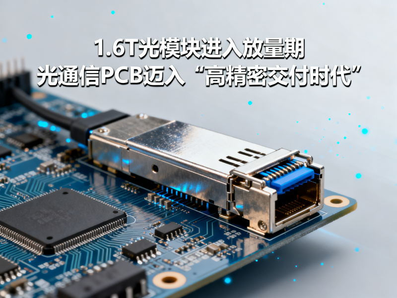 1.6T光模块进入放量期：光通信PCB迈入“高精密交付时代”