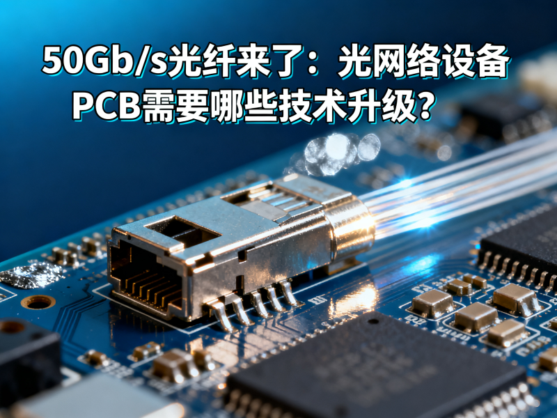 50Gb/s光纤来了：光网络设备PCB需要哪些技术升级？