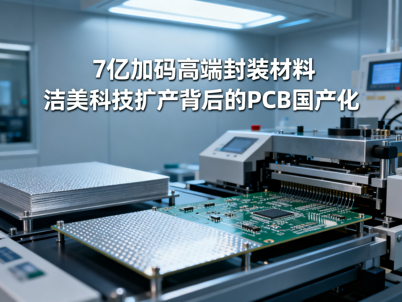 7亿加码高端封装材料：洁美科技扩产背后的PCB国产化升级逻辑