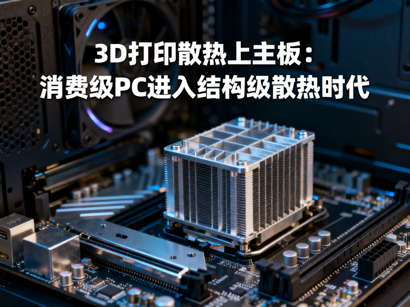 3D打印散热上主板：消费级PC进入“结构级散热革命”