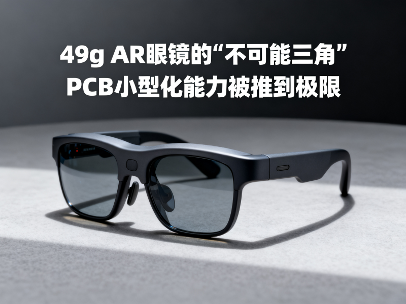 49g AR眼镜的“不可能三角”：PCB小型化能力被推到极限