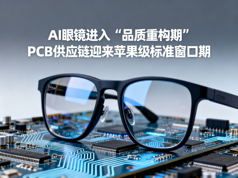 AI眼镜进入“品质重构期”：PCB供应链迎来苹果级标准窗口期