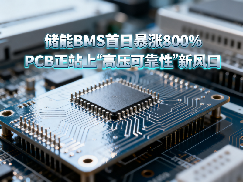 储能BMS首日暴涨800%：PCB正站上“高压可靠性”新风口