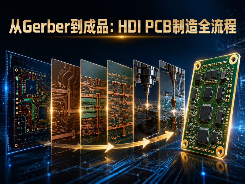 从Gerber到成品：HDI PCB制造全流程