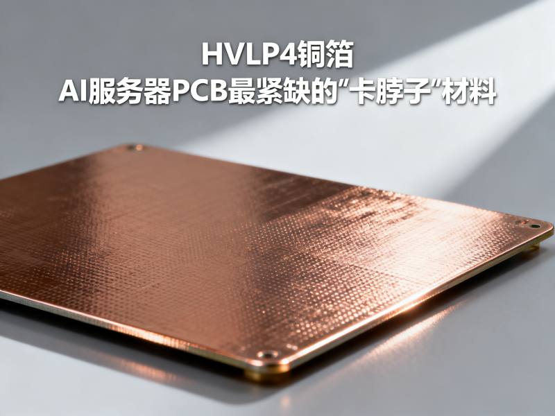 HVLP4铜箔——AI服务器PCB最紧缺的