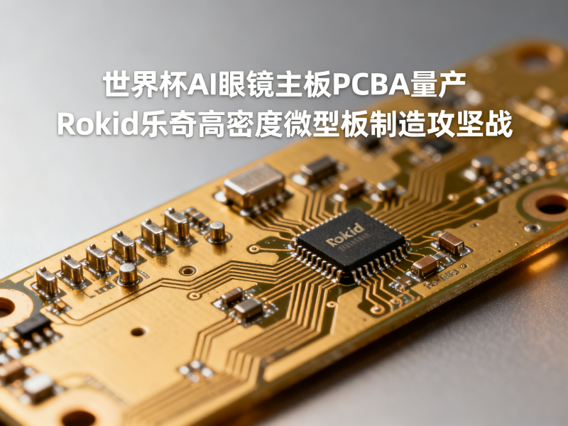 世界杯AI眼镜主板PCBA量产——Rokid乐奇高密度微型板制造攻坚战