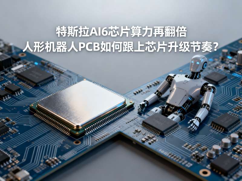 特斯拉AI6芯片算力再翻倍——人形机器人PCB如何跟上芯片升级节奏？