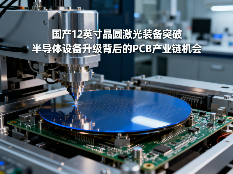 国产12英寸晶圆激光装备突破：半导体设备升级背后的PCB产业链机会