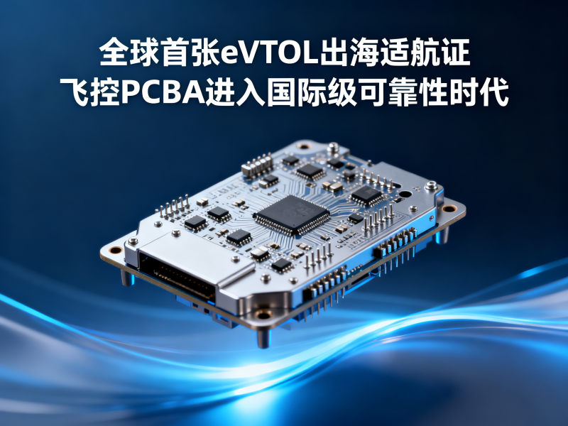 全球首张eVTOL出海适航证：飞控PCBA进入国际级可靠性时代