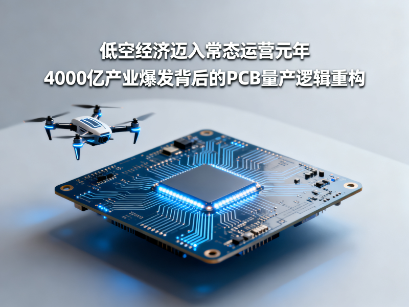 低空经济迈入常态运营元年：4000亿产业爆发背后的PCB量产逻辑重构