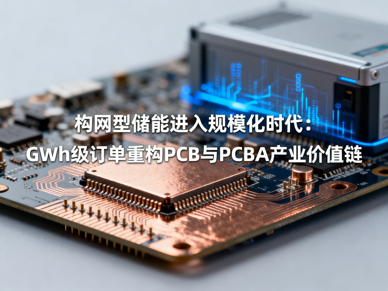 构网型储能进入规模化时代：GWh级订单重构PCB与PCBA产业价值链