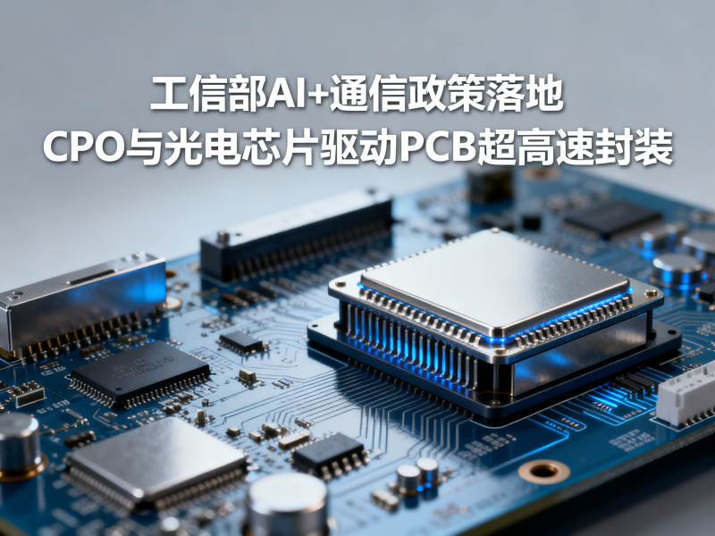 工信部AI+通信政策落地：CPO与光电芯片驱动PCB进入“超高速共封装时代”