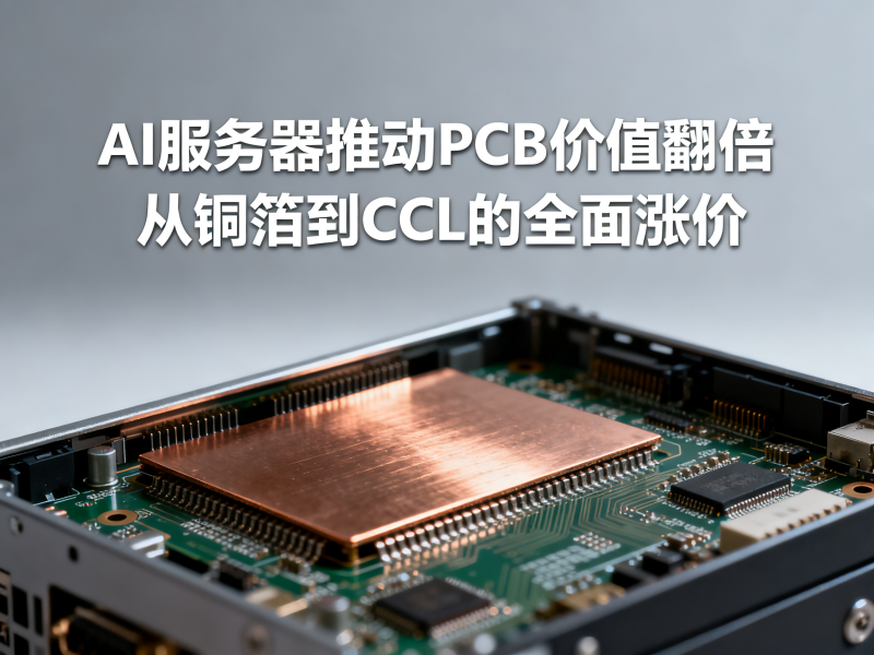 聚多邦|2026电子行业简报（AI服务器推动PCB价值翻倍：从铜箔到CCL的全面涨价）