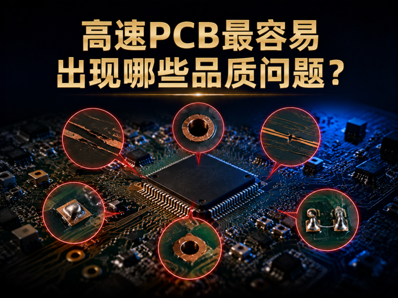 高速PCB最容易出现哪些品质问题？