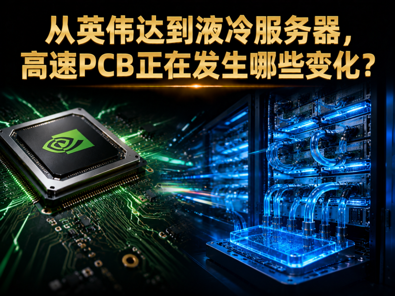 从英伟达到液冷服务器，高速PCB正在发生哪些变化？