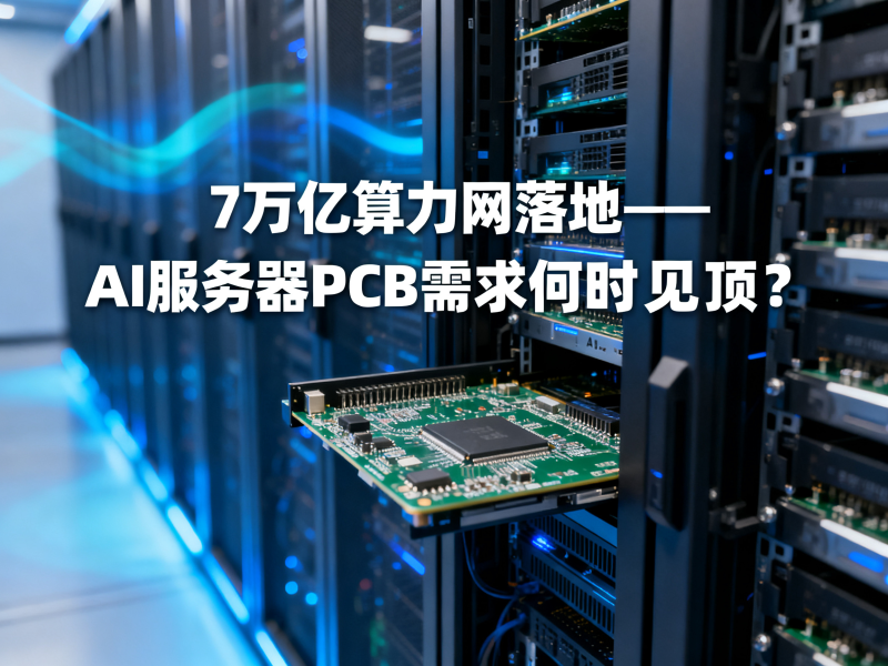 7万亿算力网落地——AI服务器PCB需求何时见顶？