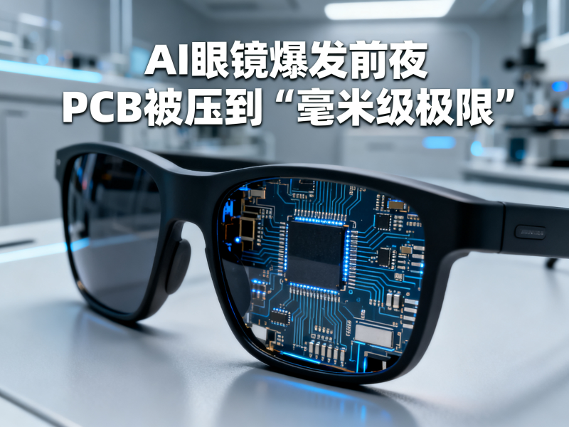 AI眼镜爆发前夜：PCB正在被压到“毫米级极限”
