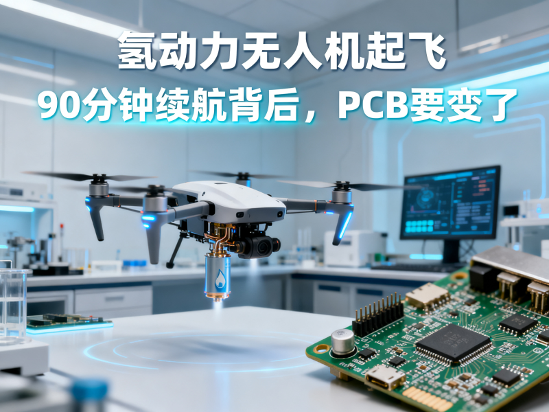 氢动力无人机起飞：90分钟续航背后，PCB要变了