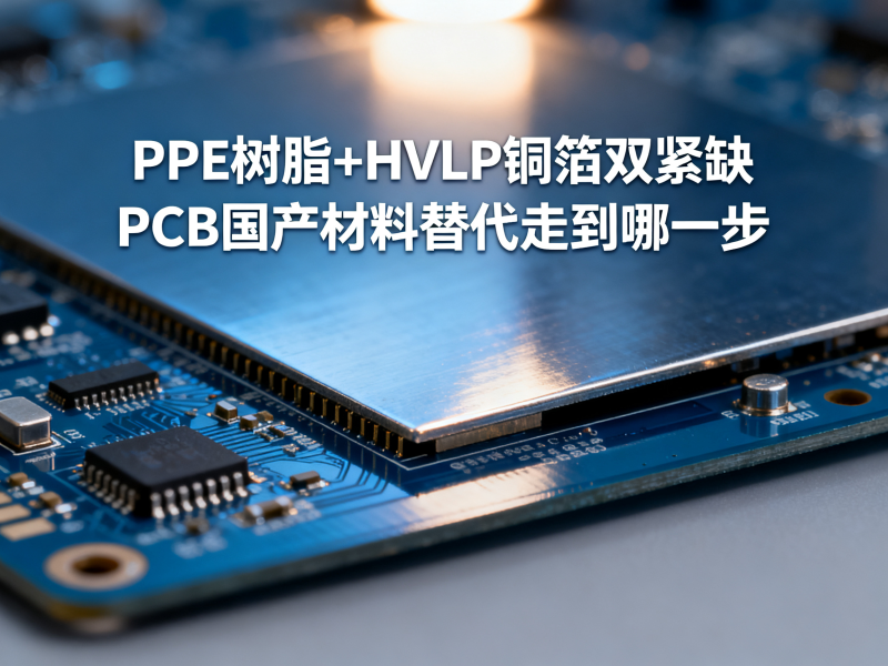 PPE树脂+HVLP铜箔双紧缺——PCB国产材料替代走到哪一步