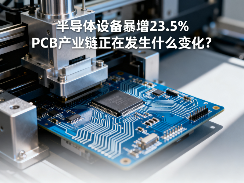半导体设备暴增23.5%：PCB产业链正在发生什么变化？