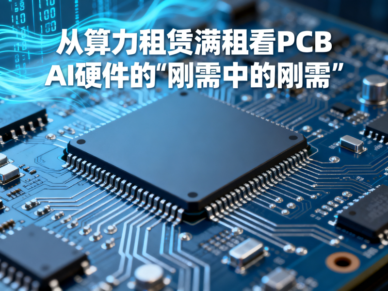 从算力租赁满租看PCB——AI硬件的