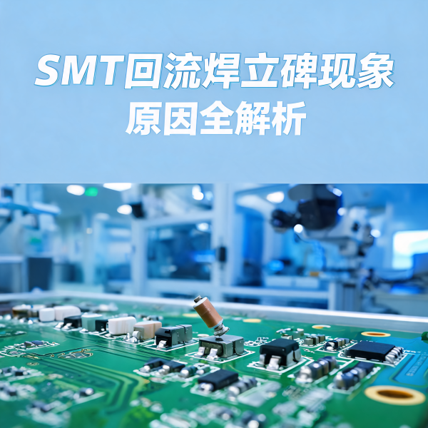 SMT 回流焊立碑现象原因全解析