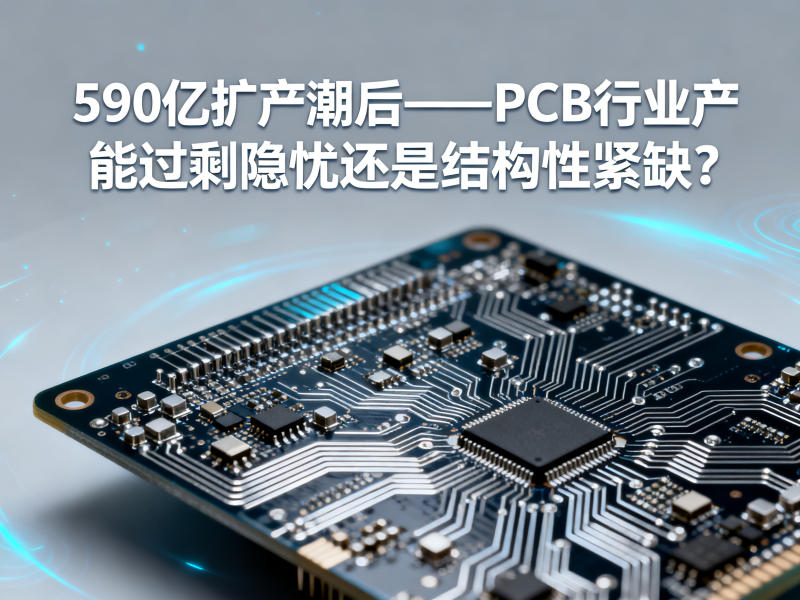 590亿扩产潮后——PCB行业产能过剩隐忧还是结构性紧缺？