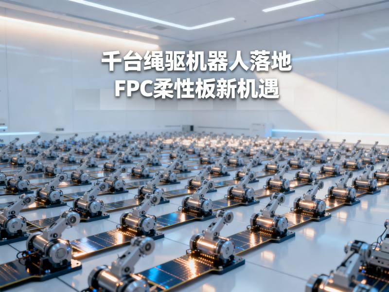 千台绳驱机器人落地，FPC柔性板迎来新机遇？