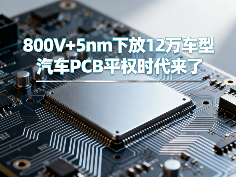 零跑全新C系列800V+5nm下放12万车型，汽车PCB