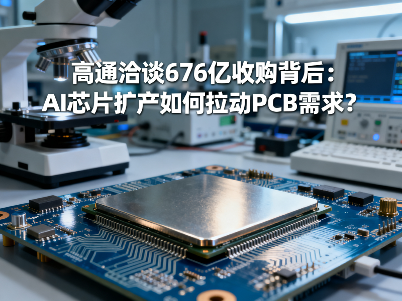 高通洽谈676亿收购背后：AI芯片扩产如何拉动PCB需求？