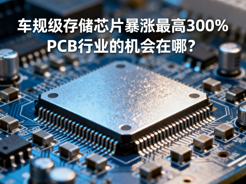 车规级存储芯片暴涨最高300%，PCB行业的机会在哪？