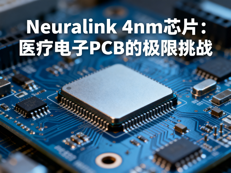 三星获Neuralink芯片4nm工艺脑机接口芯片大单，医疗电子PCB的
