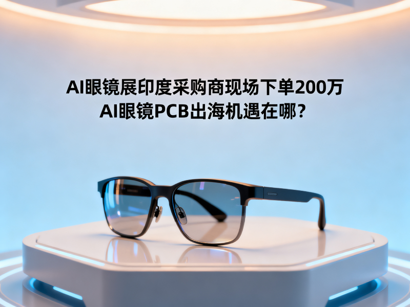 AI眼镜展印度采购商现场下单200万，PCB出海机遇在哪？