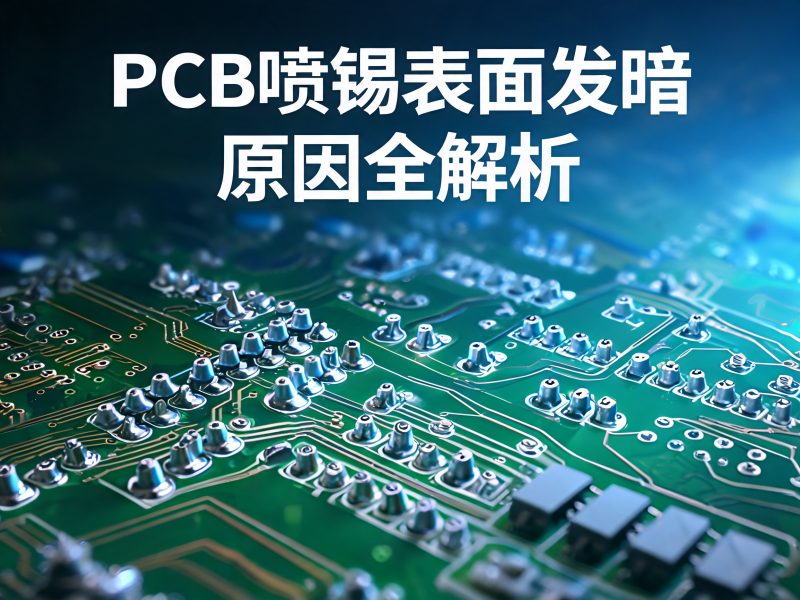 PCB 喷锡表面发暗原因全解析
