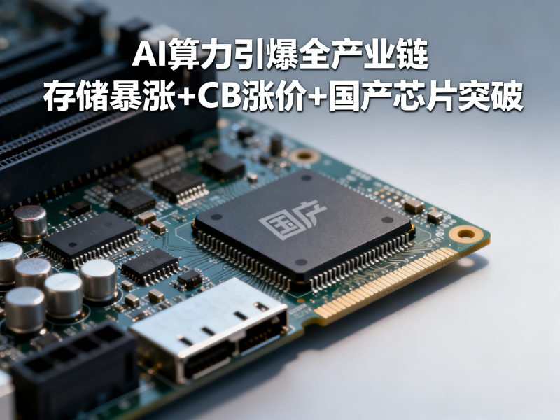 聚多邦|2026年电子行业简报（AI算力引爆全产业链：存储暴涨+PCB涨价+国产芯片突破）