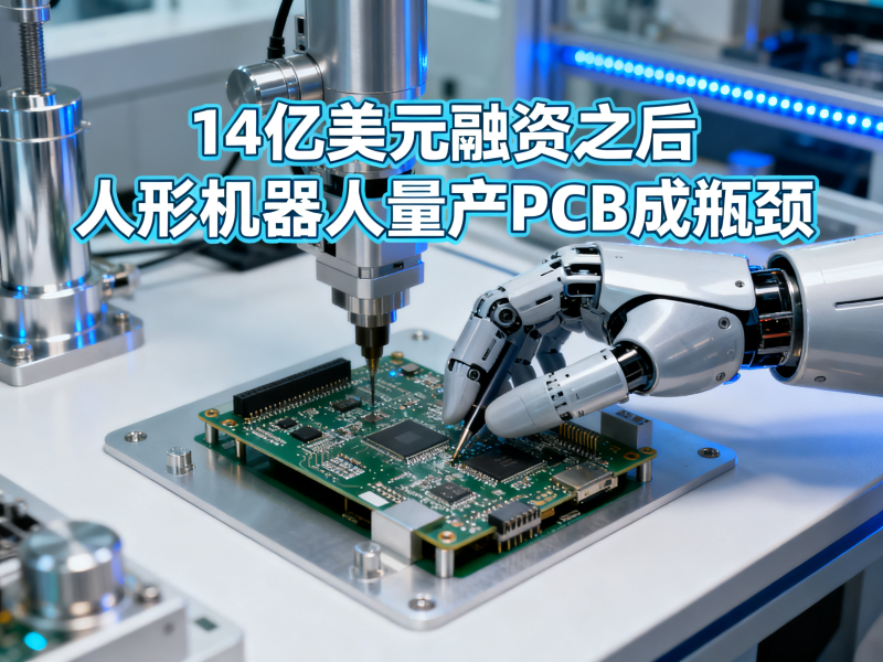 14亿美元融资之后，人形机器人量产PCB成为真正的瓶颈