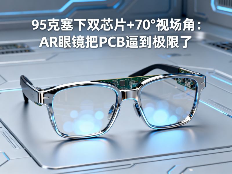 95克塞下双芯片+70°视场角：AR眼镜把PCB逼到极限了