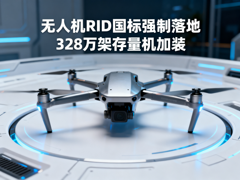 无人机RID国标强制落地：328万架存量机加装，RID模块PCB需求爆发