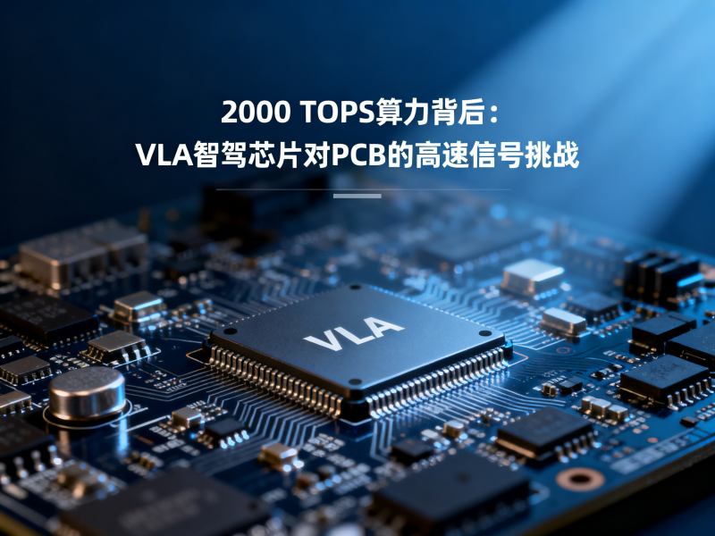 2000 TOPS算力背后：VLA智驾芯片对PCB的高速信号挑战