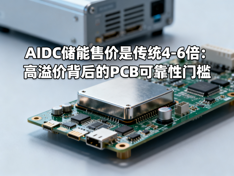 AIDC储能售价是传统4-6倍：高溢价背后的PCB可靠性门槛
