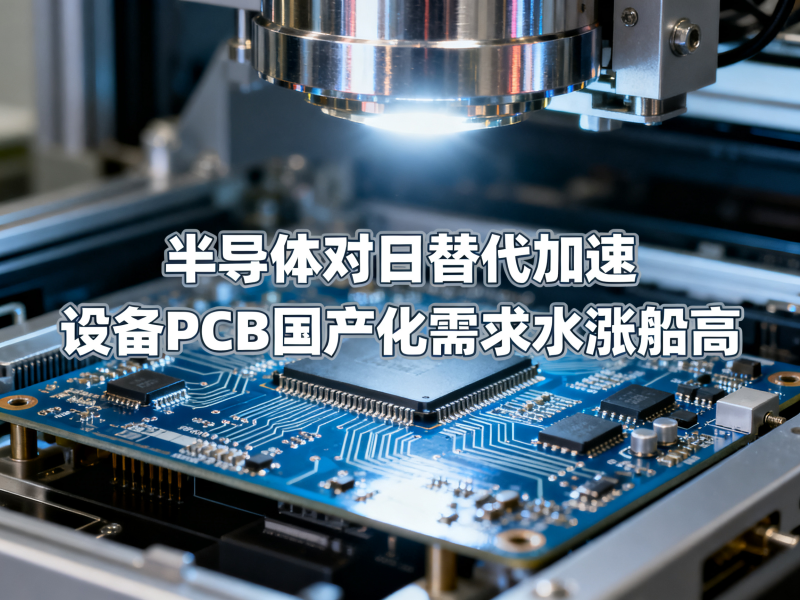 半导体对日替代加速：设备PCB国产化需求跟着