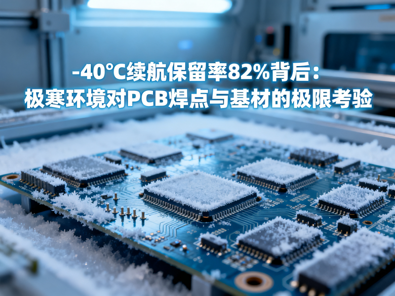 -40°C续航保留率82%背后：极寒环境对PCB焊点与基材的极限考验
