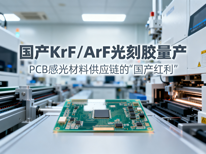 国产KrF/ArF光刻胶量产：PCB感光材料供应链的
