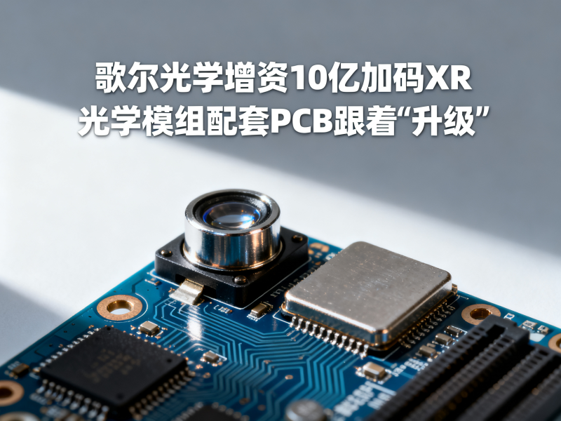 歌尔光学增资10亿加码XR：光学模组配套PCB跟着