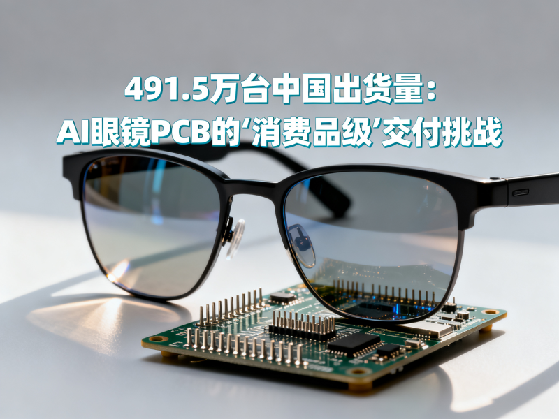 491.5万台中国出货量：AI眼镜PCB的