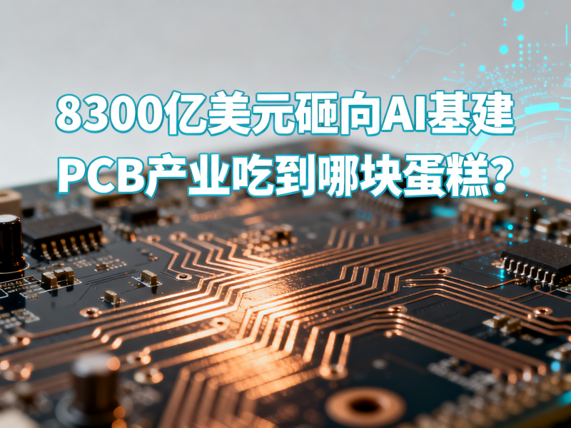 8300亿美元砸向AI基建，PCB产业吃到哪块蛋糕？