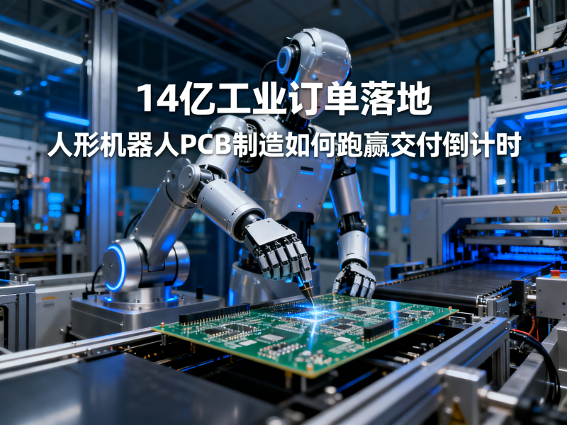 14亿工业订单落地，人形机器人PCB制造如何跑赢交付倒计时