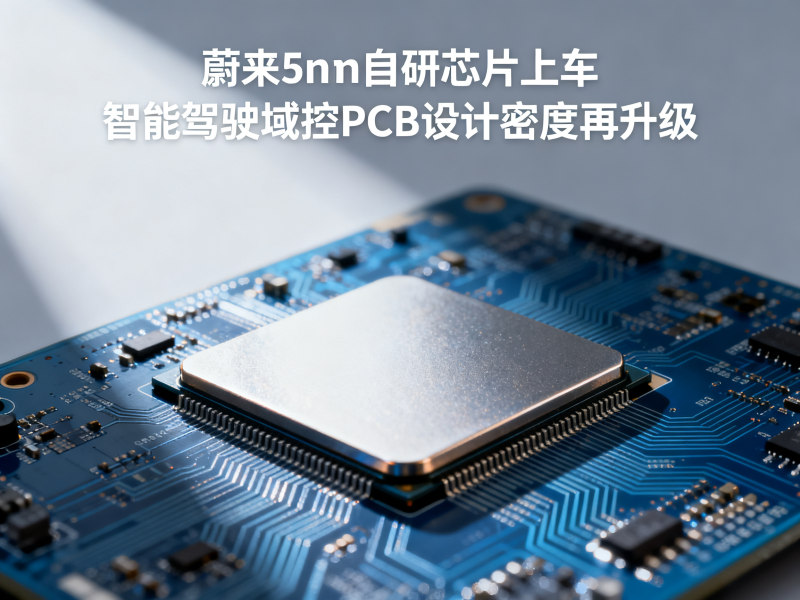 蔚来5nm自研芯片上车，智能驾驶域控PCB设计密度再升级